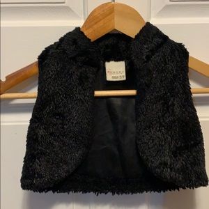 Toddler fancy black vest